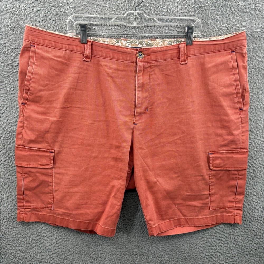 Tommy Bahama Shorts Mens 44 Desert Red Coastal Key Cargo Short Stretch 9 Inseam